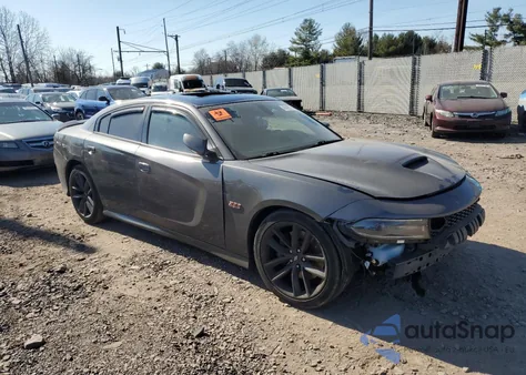 2019 Dodge Charger Scat Pack из США, поврежденный, VIN 2C3CDXGJ8KH734350